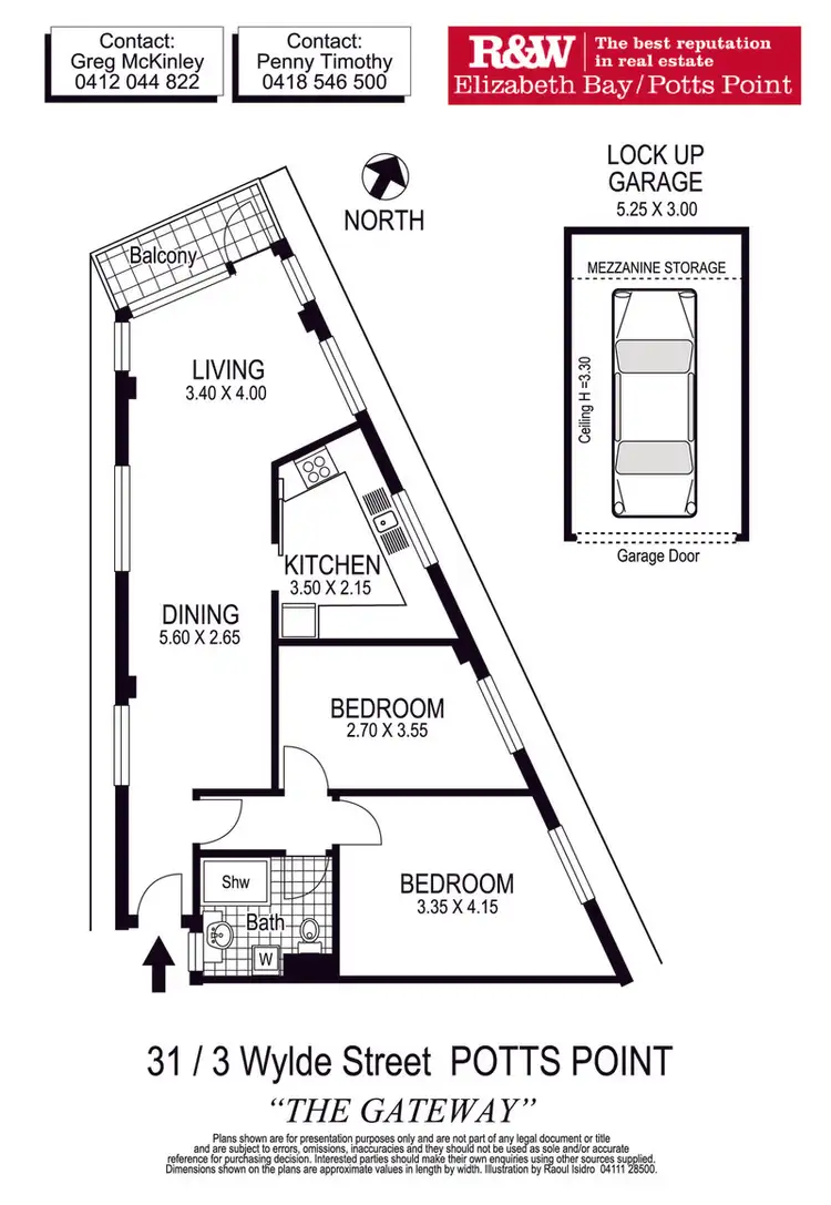Floorplan of Homely apartment listing, 31/3 Wylde Street, Potts Point NSW 2011