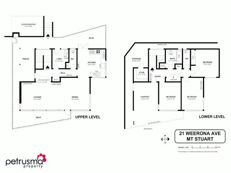 Floorplan of Homely house listing, 21 Weerona Avenue, Mount Stuart TAS 7000