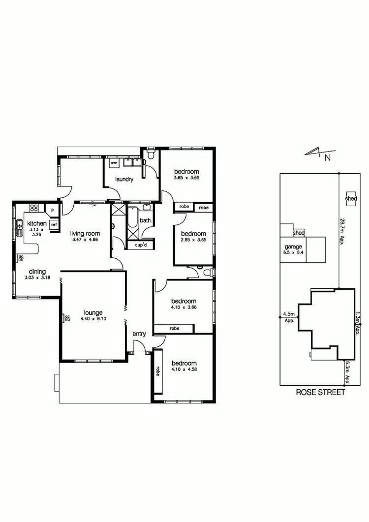 Floorplan of Homely house listing, 44 Rose Street, Altona VIC 3018