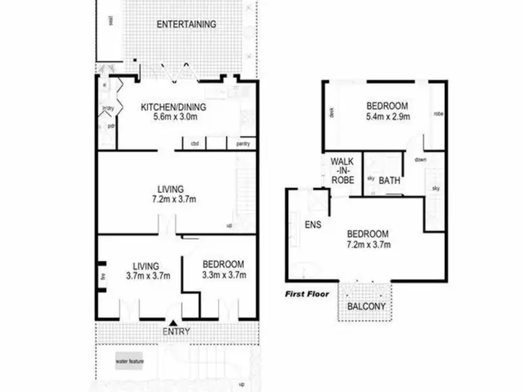 Floorplan of Homely house listing, 5 Fawcett St, Balmain NSW 2041