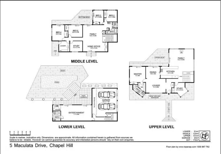 Floorplan of Homely house listing, 5 Maculata Drive, Chapel Hill QLD 4069