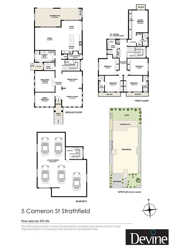 Floorplan of Homely house listing, 5 Cameron Street, Strathfield NSW 2135