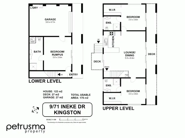 Floorplan of Homely house listing, 9/71 Ineke Drive, Kingston TAS 7050