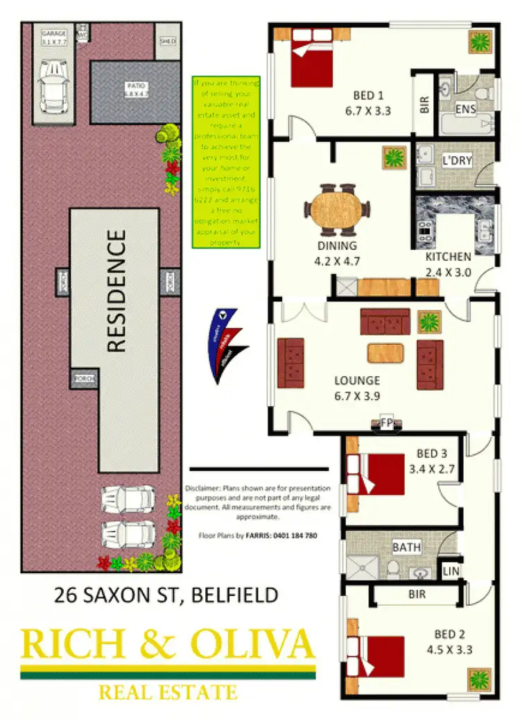 Floorplan of Homely house listing, 26 Saxon Street, Belfield NSW 2191
