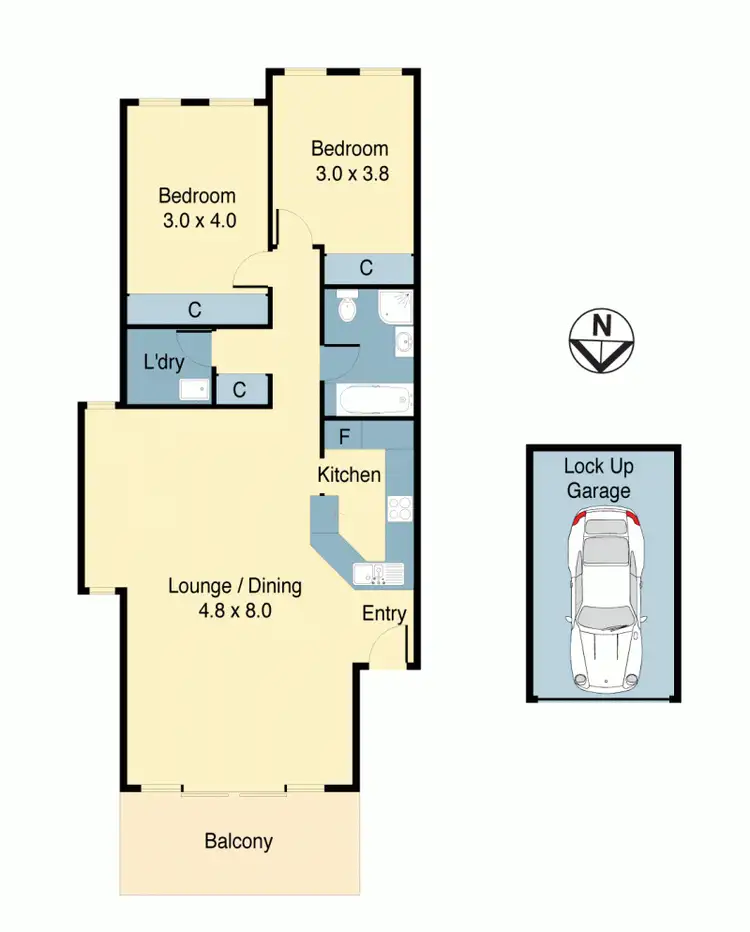 Floorplan of Homely apartment listing, 1/6 Williams Parade, Dulwich Hill NSW 2203