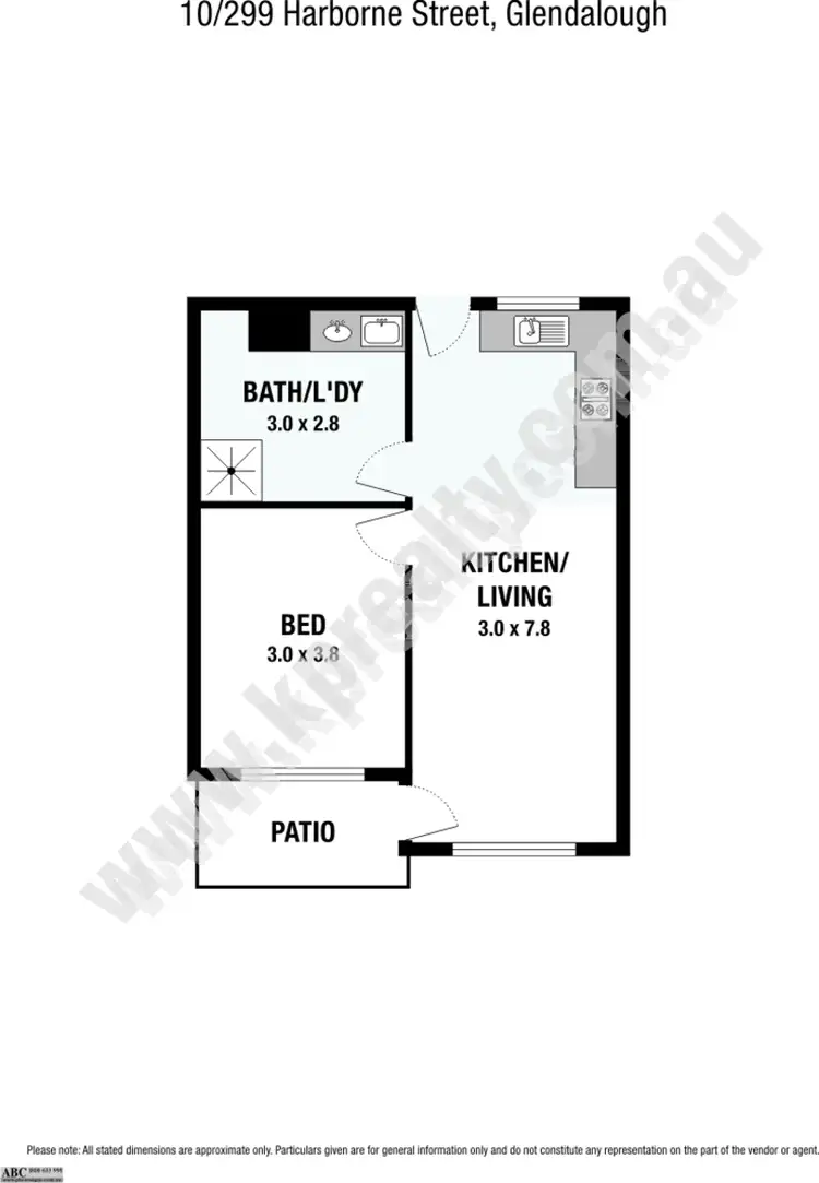 Floorplan of Homely unit listing, 10/299 Harborne Street, Glendalough WA 6016