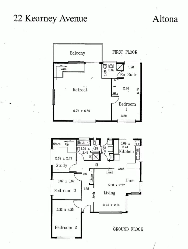 Floorplan of Homely house listing, 22 Kearney Street, Altona VIC 3018