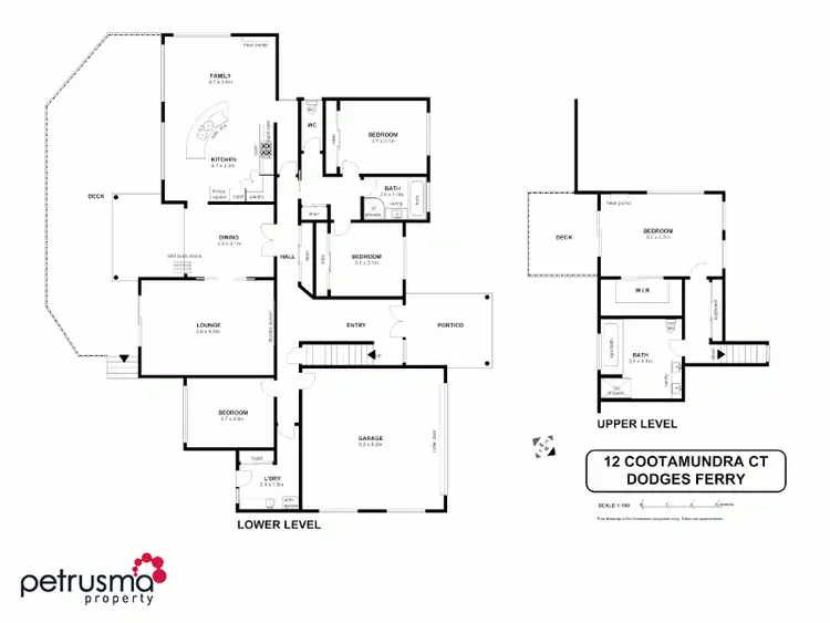 Floorplan of Homely house listing, 12 Cootamundra Court, Dodges Ferry TAS 7173