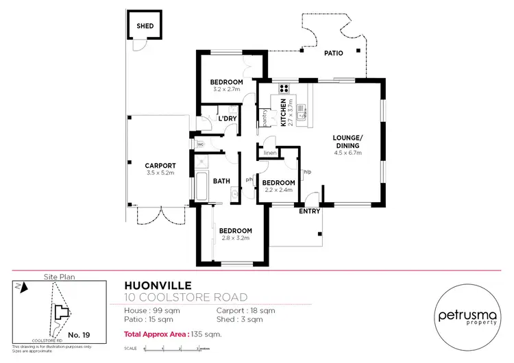 Floorplan of Homely house listing, 10 Coolstore Road, Huonville TAS 7109