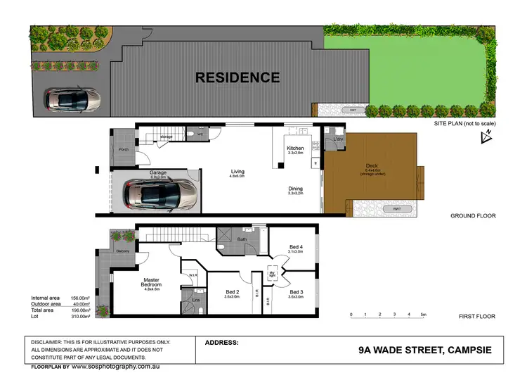 Floorplan of Homely house listing, 9A Wade Street,, Campsie NSW 2194