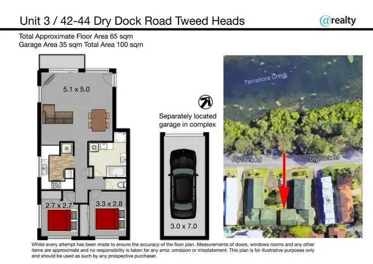 Floorplan of Homely apartment listing, 3/42-44 Dry Dock Road, Tweed Heads South NSW 2486