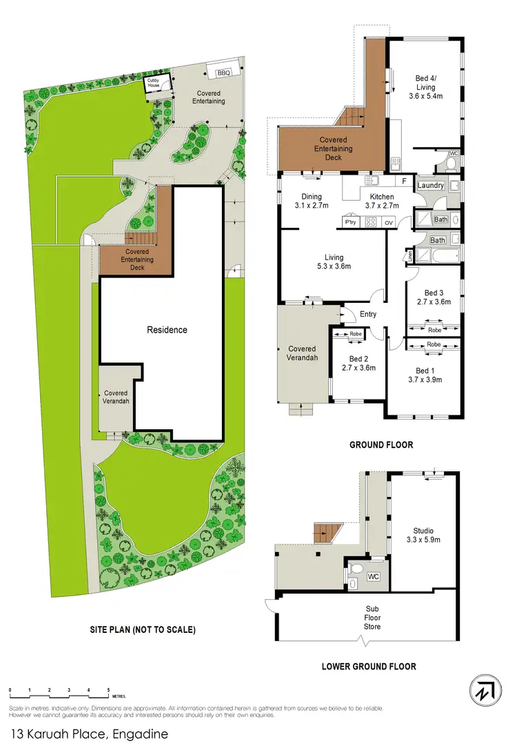 Floorplan of Homely house listing, 13 Karuah Place, Engadine NSW 2233