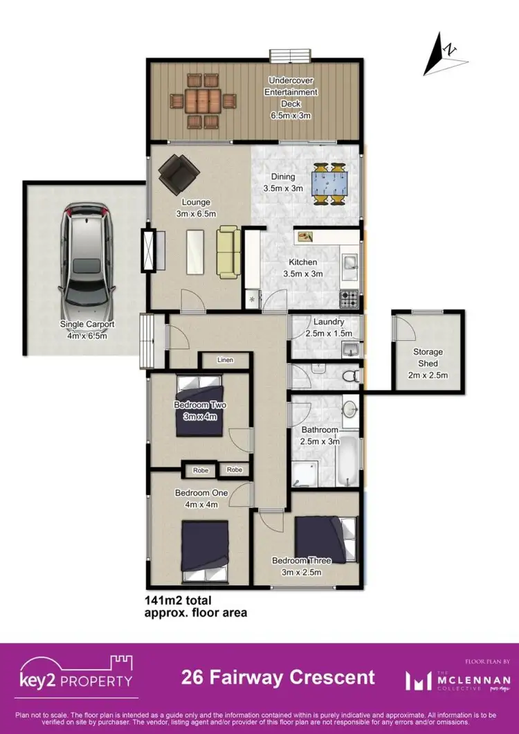 Floorplan of Homely house listing, 26 Fairway Crescent, Riverside TAS 7250