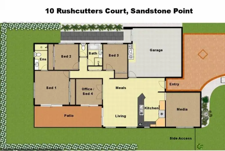 Floorplan of Homely house listing, 10 Rushcutters Court, Sandstone Point QLD 4511