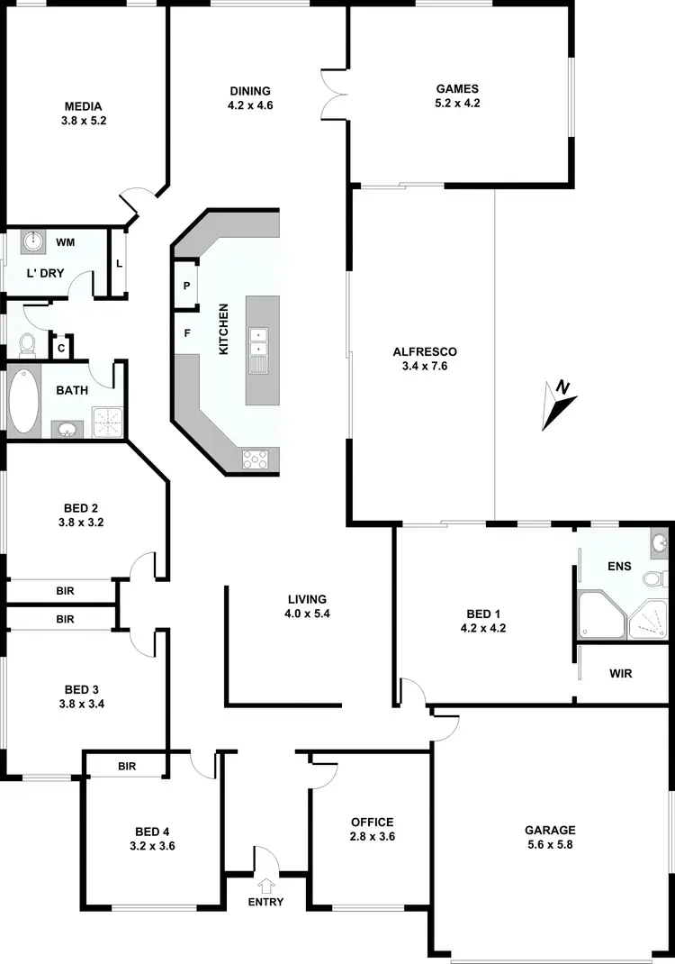 Floorplan of Homely house listing, 18-20 Pole Crescent, New Beith QLD 4124