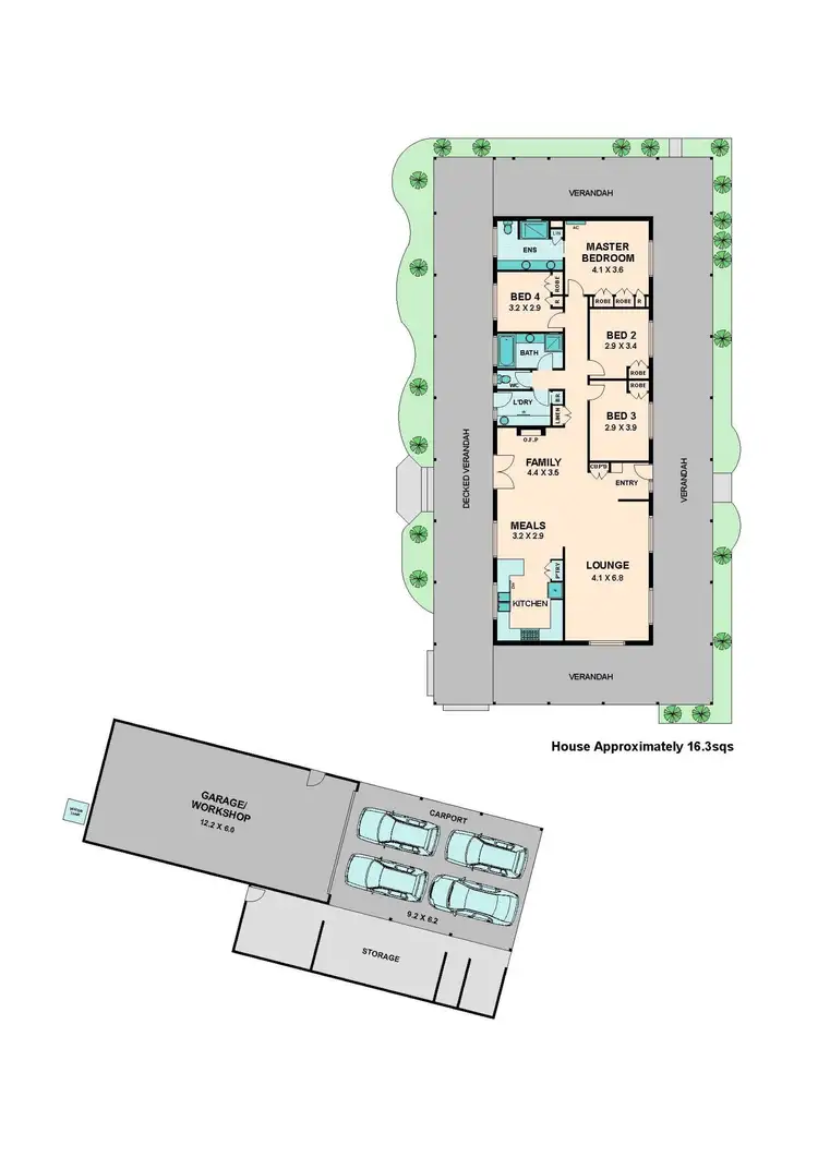 Floorplan of Homely house listing, 4 Kellys Lane, Kilmore VIC 3764