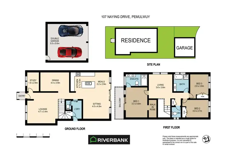 Floorplan of Homely house listing, 107 Naying Drive, Pemulwuy NSW 2145