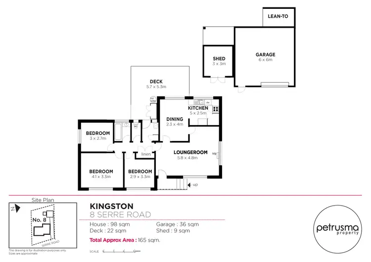 Floorplan of Homely house listing, 8 Serre Road, Kingston TAS 7050