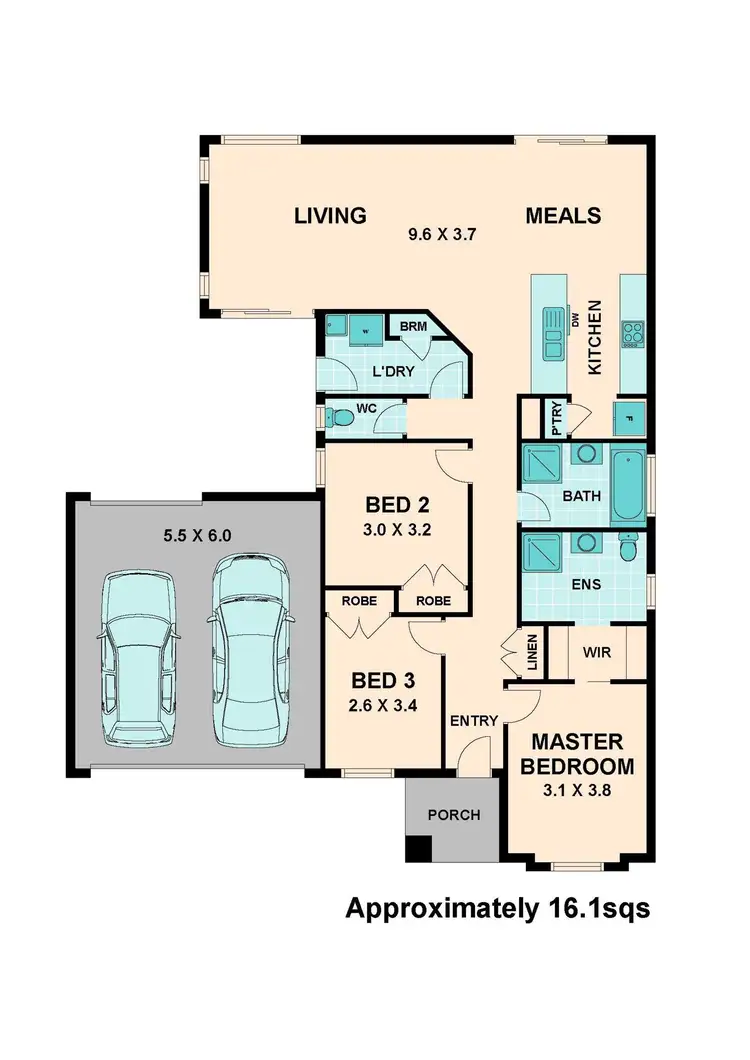 Floorplan of Homely house listing, 40 Adrian Circuit, Wallan VIC 3756