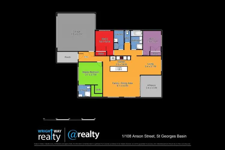 Floorplan of Homely house listing, 1/108 Anson Street, St Georges Basin NSW 2540