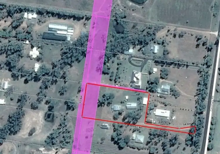 Floorplan of Homely house listing, 151 Cemetery Road, Chinchilla QLD 4413