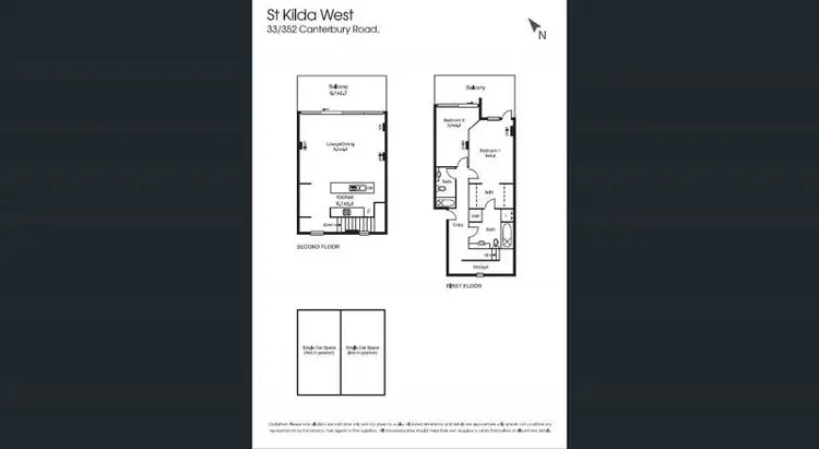 Floorplan of Homely apartment listing, 33/352 Canterbury Rd, St Kilda VIC 3182