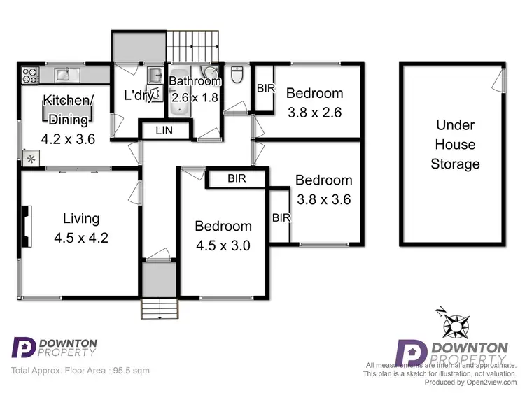 Floorplan of Homely house listing, 16 Gallahar Place, Bridgewater TAS 7030