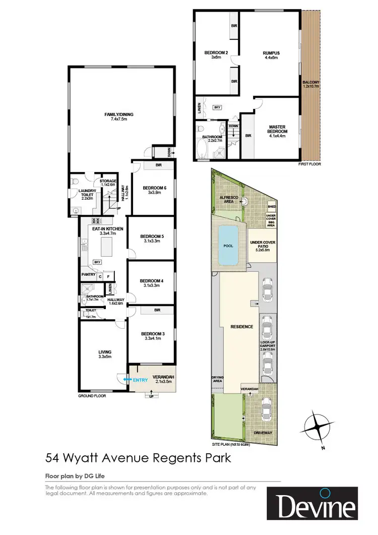 Floorplan of Homely house listing, 54 Wyatt Avenue, Regents Park NSW 2143