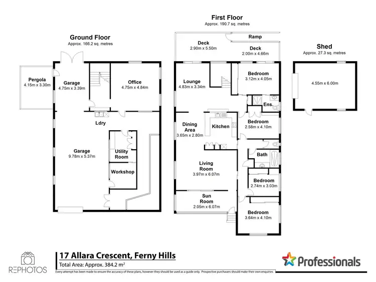 Floorplan of Homely house listing, 17 Allara Crescent, Ferny Hills QLD 4055