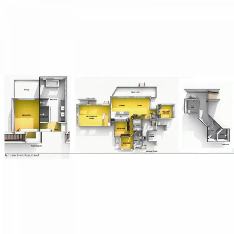 Floorplan of Homely house listing, Jasmine/4 Dianella Close, Hamilton Island QLD 4803