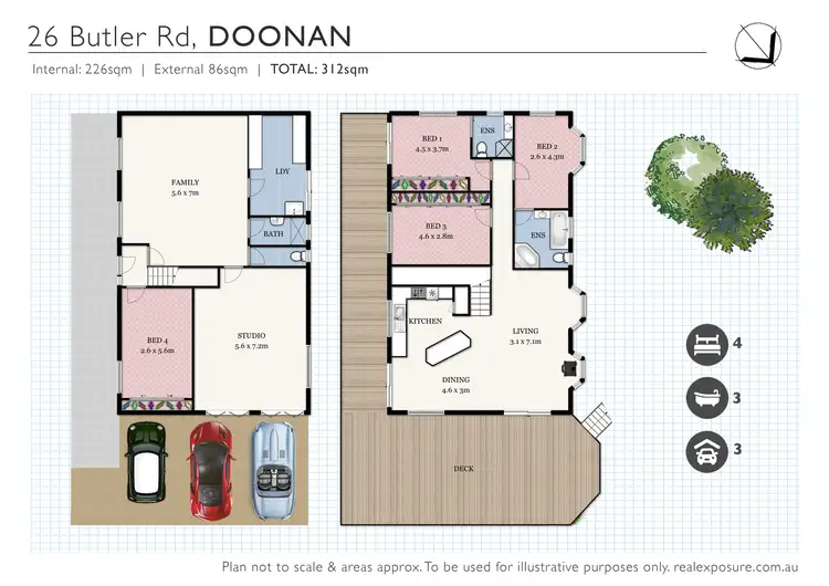 Floorplan of Homely house listing, 26 Butler Road, Doonan QLD 4562
