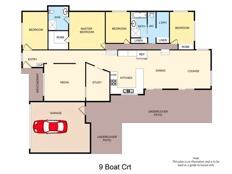 Floorplan of Homely house listing, 9 Boat Court, Mount Warren Park QLD 4207