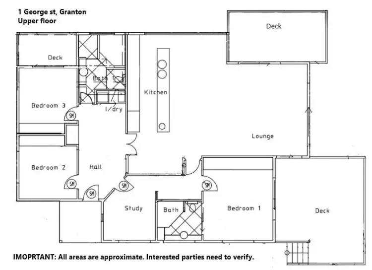 Floorplan of Homely house listing, 1 George St, Granton TAS 7030