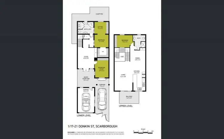 Floorplan of Homely townhouse listing, 1/17 Donkin Street, Scarborough QLD 4020