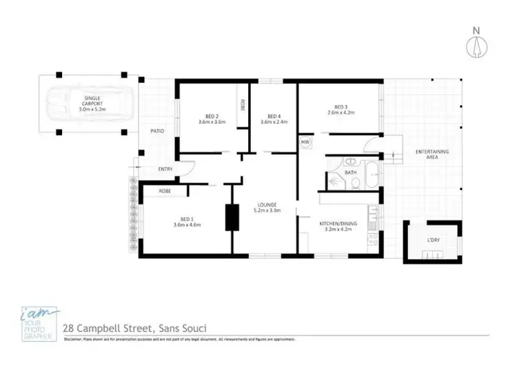 Floorplan of Homely house listing, 28 Campbell Street, Sans Souci NSW 2219
