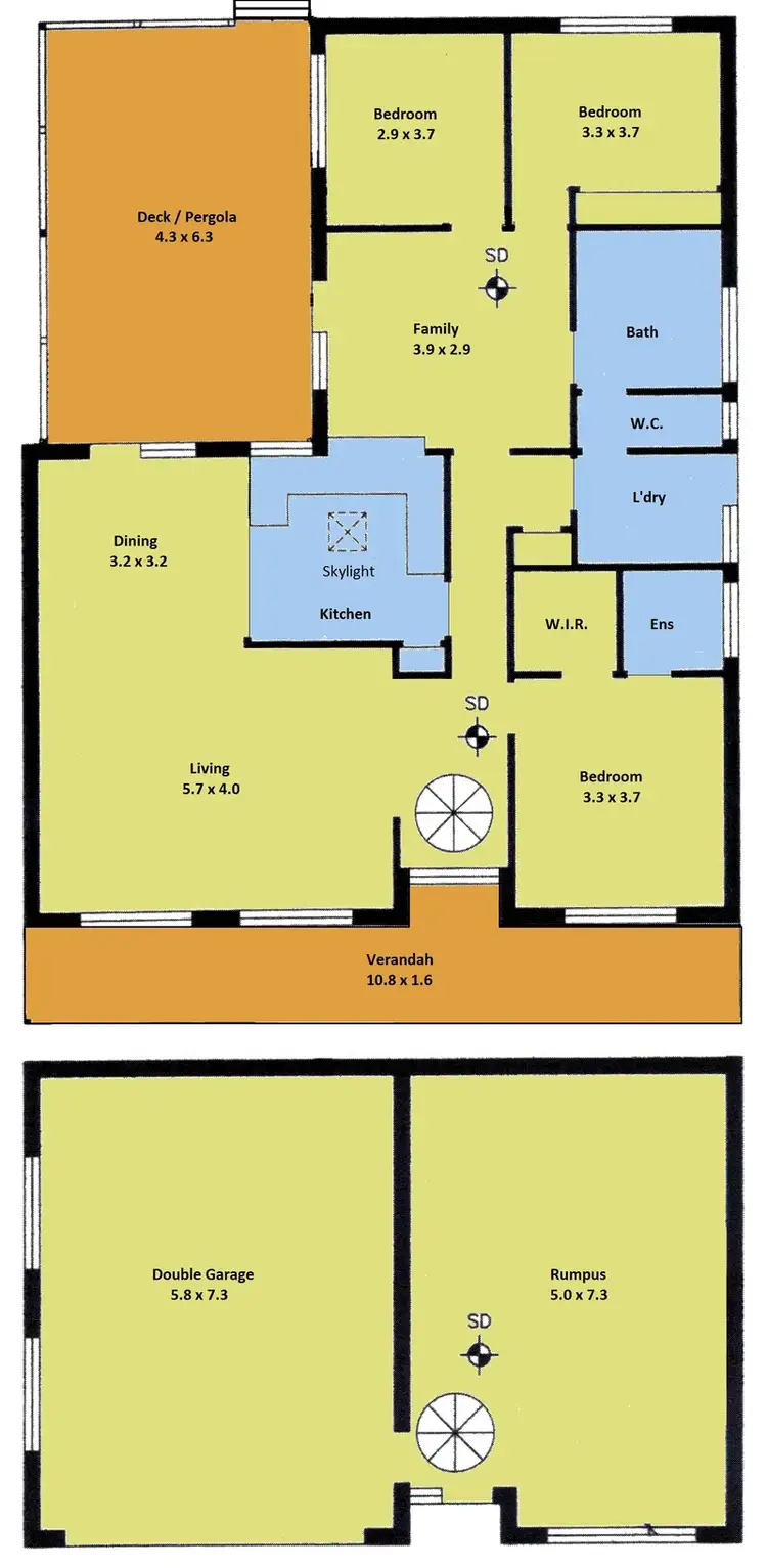 Floorplan of Homely house listing, 7 Acheron Crescent, Eltham North VIC 3095