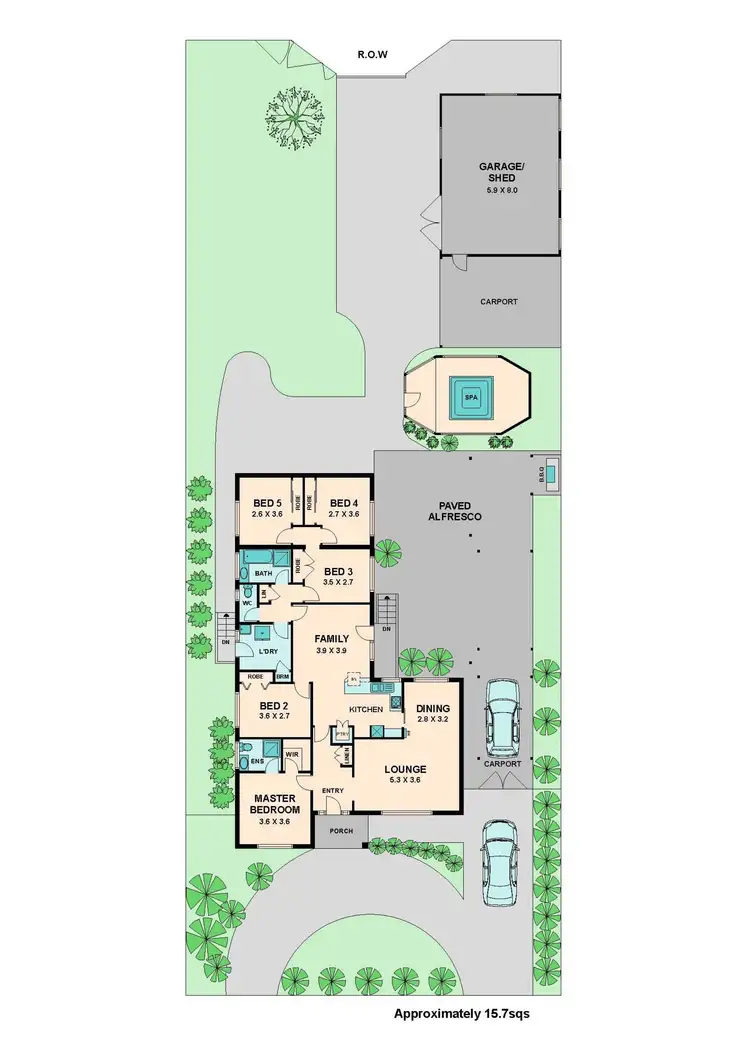 Floorplan of Homely house listing, 9 Hawdon Street, Broadford VIC 3658