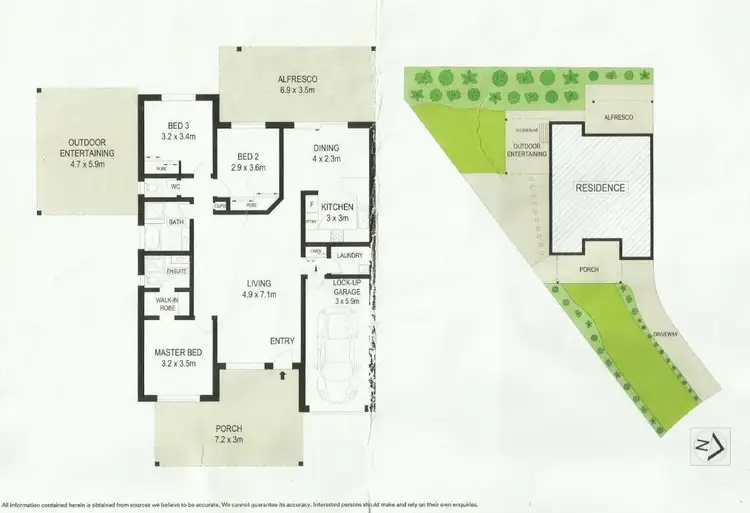 Floorplan of Homely villa listing, 2/14 Triton Street, Tweed Heads South NSW 2486