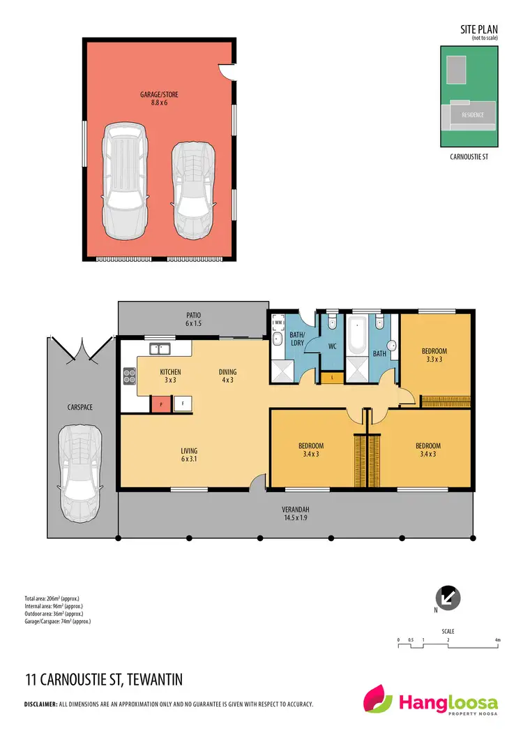 Floorplan of Homely house listing, 11 Carnoustie Street, Tewantin QLD 4565