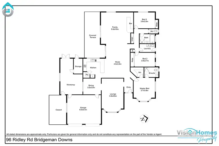 Floorplan of Homely house listing, 96 RIDLEY RD, Bridgeman Downs QLD 4035