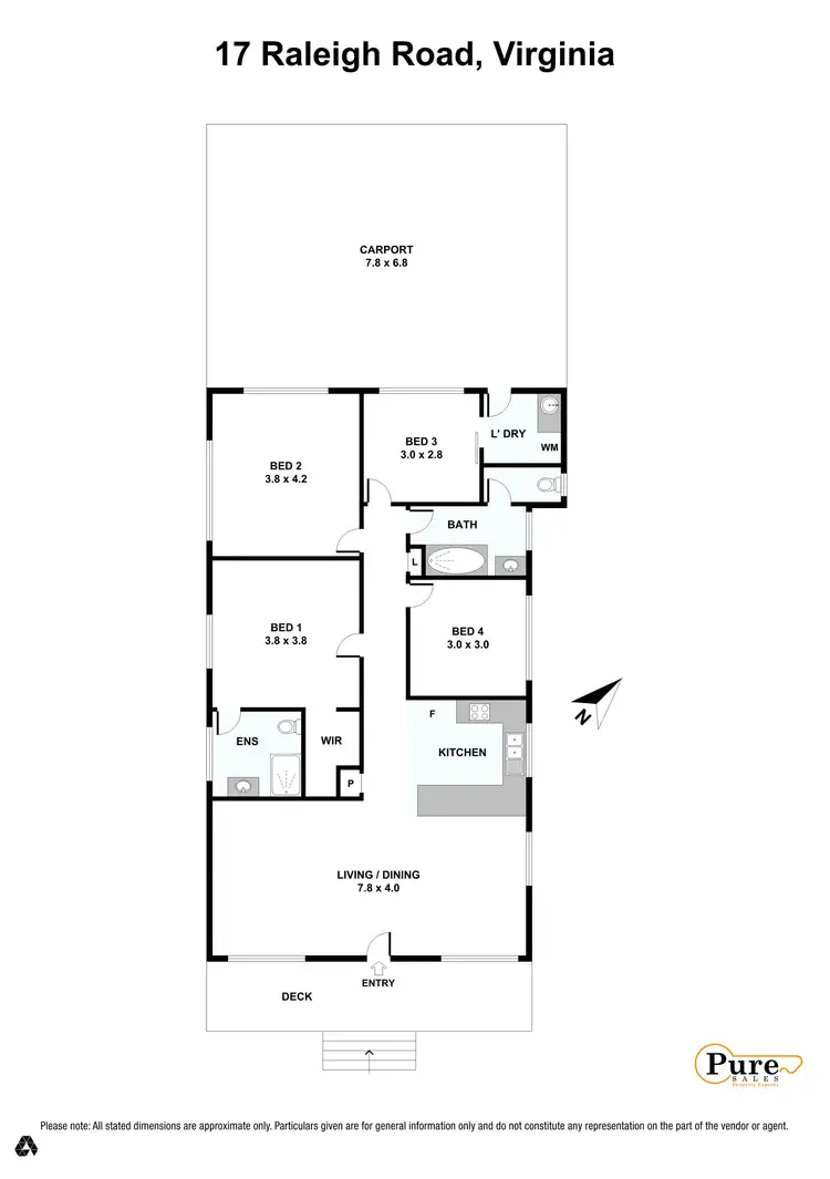 Floorplan of Homely house listing, 17 Raleigh Road, Virginia QLD 4014