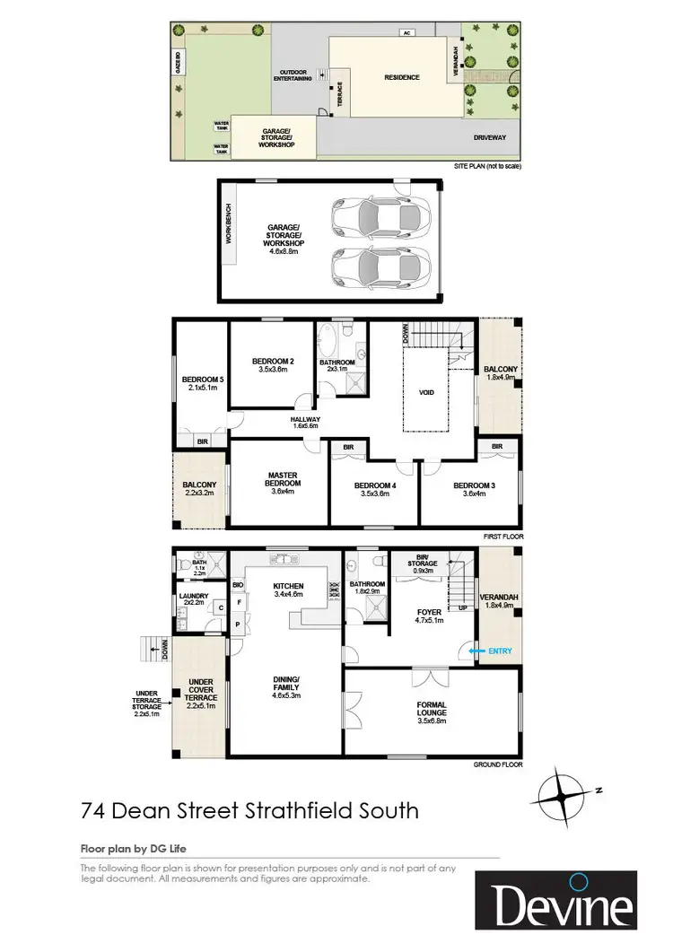Floorplan of Homely house listing, 74 Dean Street, Strathfield South NSW 2136