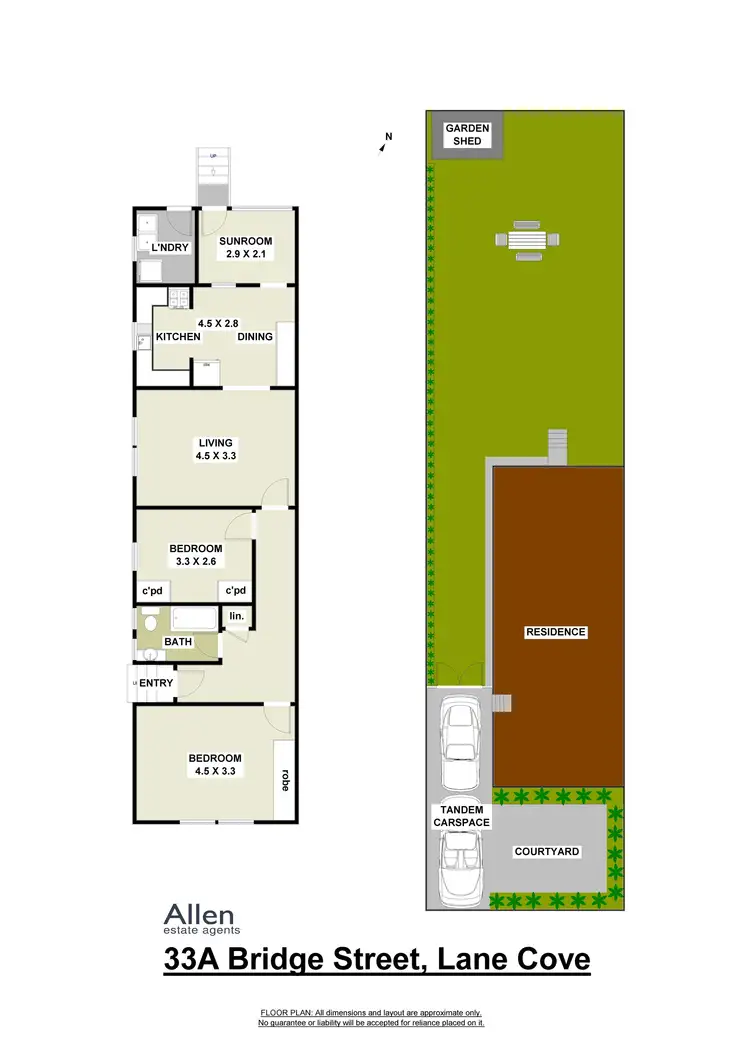Floorplan of Homely house listing, 33a Bridge Street, Lane Cove NSW 2066