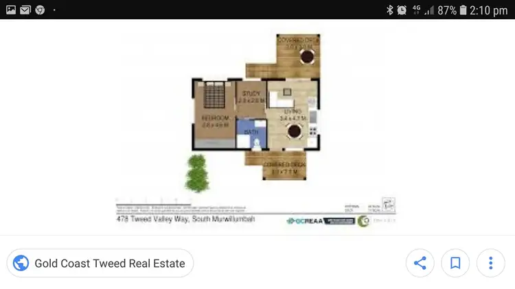 Floorplan of Homely house listing, 478 Tweed Valley Way, South Murwillumbah NSW 2484
