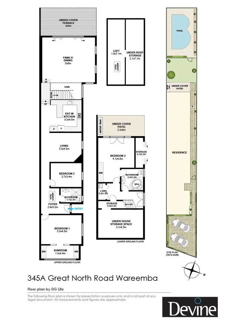 Floorplan of Homely house listing, 345a Great North Road, Wareemba NSW 2046