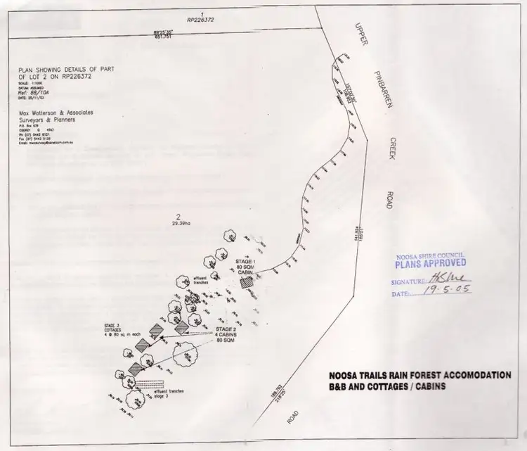Floorplan of Homely land listing, 543 Upper Pinbarren Creek Road, Pinbarren QLD 4568