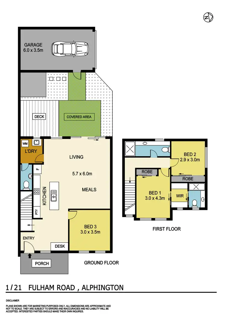 Floorplan of Homely house listing, 21 Fulham Road, Alphington VIC 3078