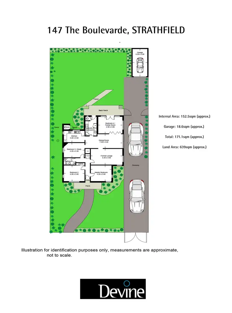 Floorplan of Homely house listing, 147 The Boulevarde, Strathfield NSW 2135