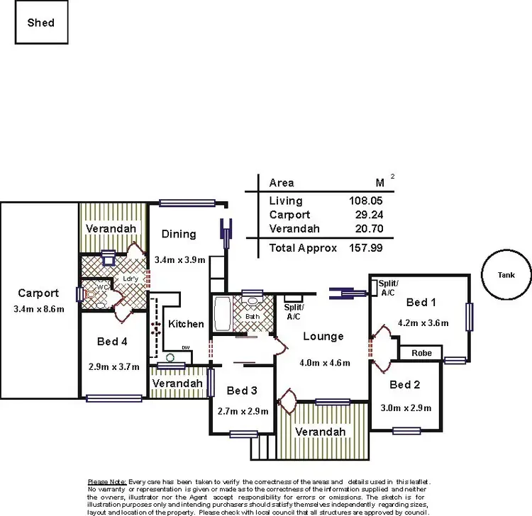 Floorplan of Homely house listing, Address available on request