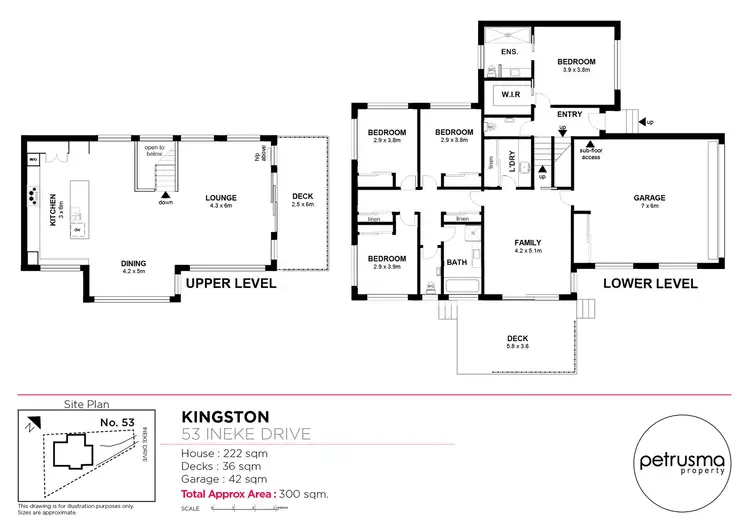 Floorplan of Homely house listing, 53 Ineke Drive, Kingston TAS 7050